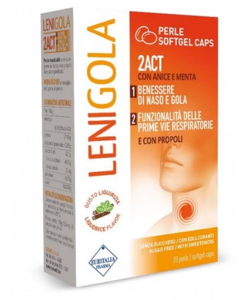 LENIGOLA BALSAMICHE ALLA LIQUIRIZIA 20 PERLE