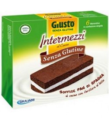 GIUSTO SENZA GLUTINE INTERMEZZI AL CACAO 180G 