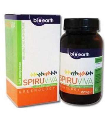 BIOEARTH SPIRUVIVA 540 COMPRESSE 