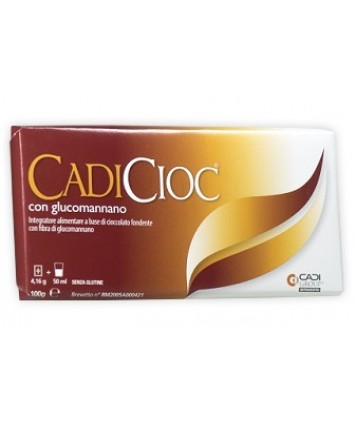 CADICIOC TAVOLETTA FONDENTE CON GLUTAMANNANO 100G