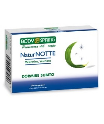 BODY SPRING NATUR NOTTE VALERIANA MELATONINA 30 TAVOLETTE