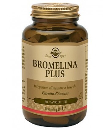 SOLGAR BROMELINA PLUS 30 TAVOLETTE 