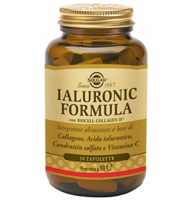 SOLGAR IALURONIC FORMULA 30 TAVOLETTE 