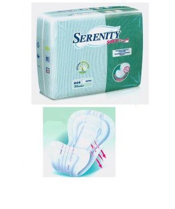 SERENITY PANNOLONE SAGOMATO SOFT-DRY CON ALOE MISURA PICCOLA 30 PANNOLONI