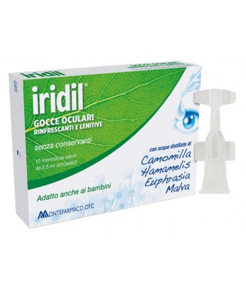 IRIDIL GOCCE OCULARI 10 FLACONI MONODOSE 0,5ML