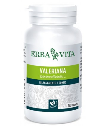 ERBA VITA VALERIANA 125 TAVOLETTE 400MG 