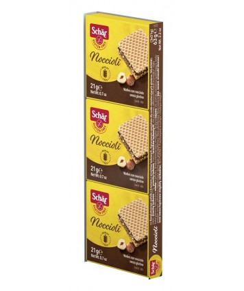 SCHAR SNACK NOCCIOLI 3X21G