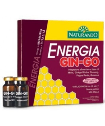 NATURANDO ENERGIA GIN-GO 10 FLACONCINI DA 10ML