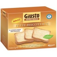 GIUSTO APROTEICO FETTE BISCOTTATE 250G