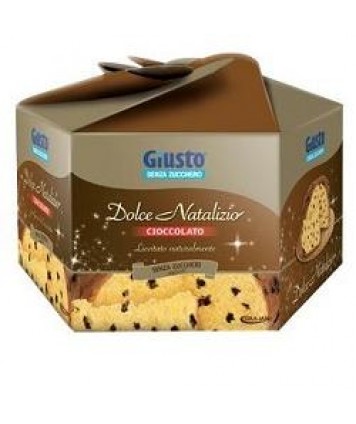 GIUSTO SENZA ZUCCHERO DOLCE NATALIZIO AL CIOCCOLATO 600G