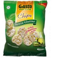 GIUSTO SENZA GLUTINE CHIPS CON OLIO EXTRAVERGINE 30G 