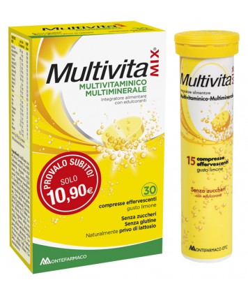 MULTIVITAMIX 30 COMPRESSE EFFERVESCENTI SENZA ZUCCHERO