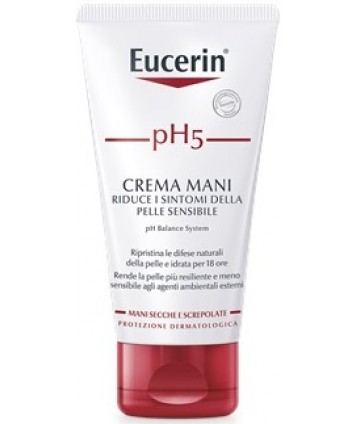 EUCERIN PH5 CREMA MANI 75ML ROSSA