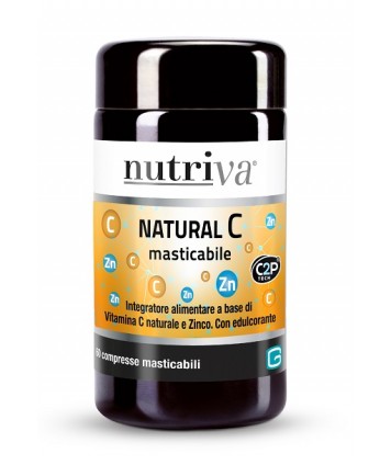 NUTRIVA NATURAL C 60 COMPRESSE MASTICABILI