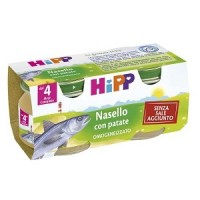 HIPP BIO OMO NASELLO PATATE 2X80