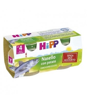 HIPP BIO OMO NASELLO PATATE 2X80