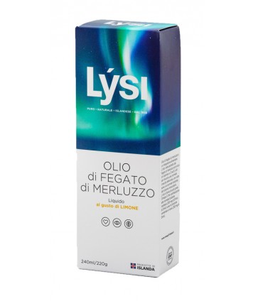 IDEAL OLIO DI FEGATO DI MERLUZZO LIQUIDO GUSTO LIMONE 240ML 