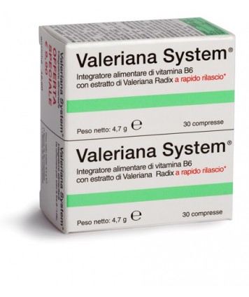 VALERIANA SYSTEM 30 COMPRESSE + 30 COMPRESSE