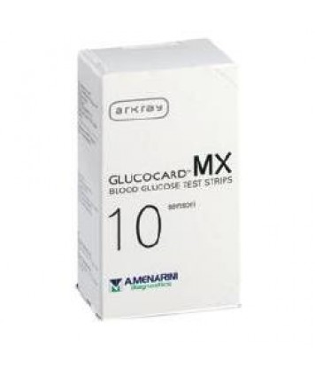 GLUCOCARD-MX BLOOD GLUCOSE STRISCE10PZ