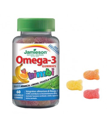 JAMIESON OMEGA 3 GUMMIES 60 CARAMELLE GOMMOSE 