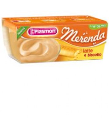 PLASMON MERENDA LATTE E BISCOTTO 120X2