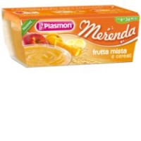 PLASMON MERENDA FRUTTA MISTA/CEREALI 120X2