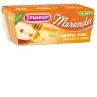 PLASMON MERENDA BANANA/MELA/MIELE 120X2