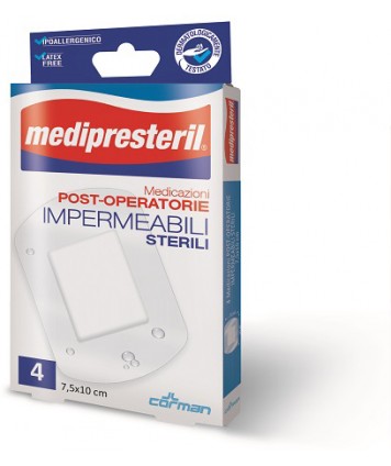 MEDIPRESTERIL CER IMP7,5X10 4P