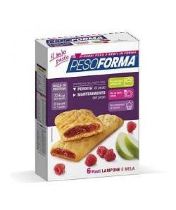 PESOFORMA BISCOTTI LAMPONI E MELA 12P