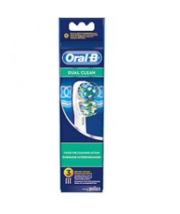 ORAL-B DUAL CLEAN RICAMBI EB417-3
