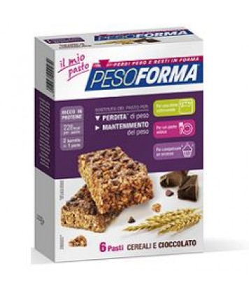 PESOFORMA BARRETTE CEREALI E CIOCCOLATO 12PZ