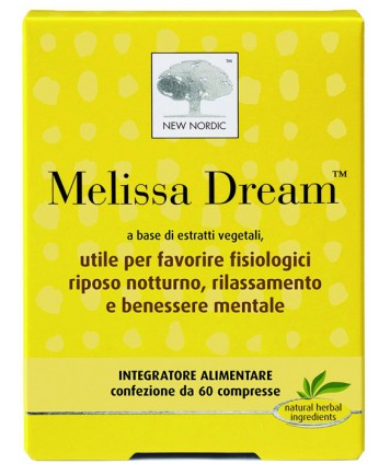 NEW NORDIC MELISSA DREAM 60 COMPRESSE SENZA GLUTINE