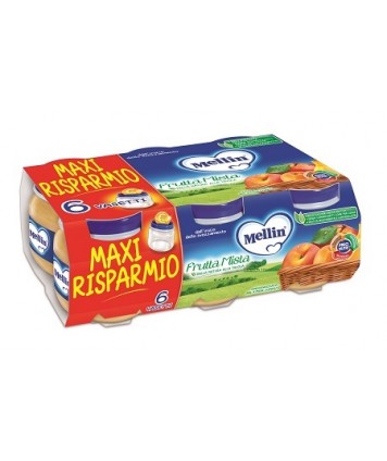 MELLIN OMOGENEIZZATO FRUTTA MISTA 6X100G