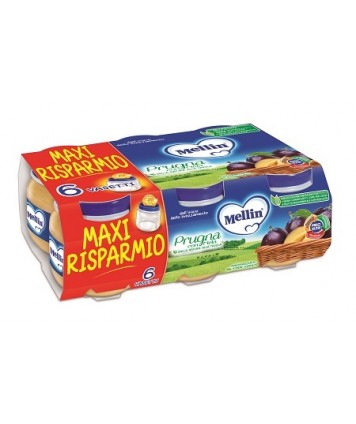 MELLIN OMOGENEIZZATO PRUGNA 6X100G