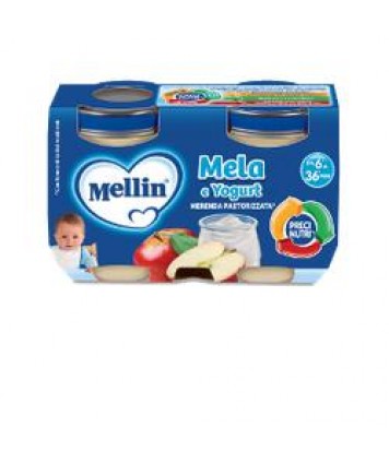 MELLIN MERENDA YOGURT E MELA 2X120G