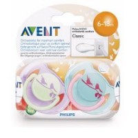 AVENT  SUCCH DEC SIL 2P 6/18M