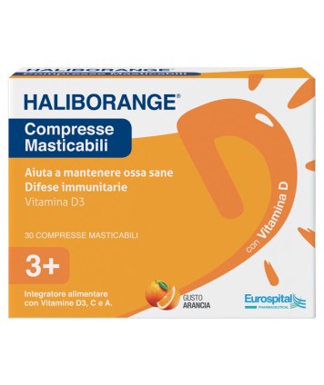 EUROSPITAL HALIBORANGE 30 COMPRESSE MASTICABILI