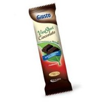 GIUSTO SENZA ZUCCHERO CIOCCOLATO CON STEVIA FONDENTE BARRETTA 35G