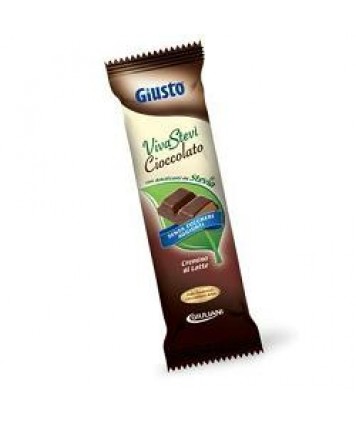 GIUSTO SENZA ZUCCHERO CIOCCOLATO CON STEVIA CREMINO AL 35G