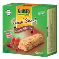 GIUSTO SENZA GLUTINE CEREAL SNACK AI FRUTTI ROSSI 150G