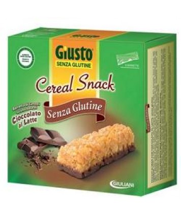 GIUSTO SENZA GLUTINE CEREAL SNACK CIOCCOLATO AL LATTE 150G