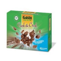 GIUSTO SENZA GLUTINE CIOCK & CROCK SNACK CON CIOCCOLATO AL LATTE 125G