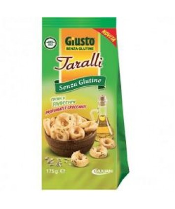 GIUSTO TARALLI FINOCC 175G S/GL