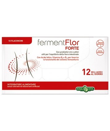 ERBAVITA FERMENTFLOR FORTE 10 FLACONCINI 8ML