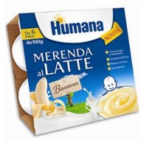 HUMANA MERENDA BANANA 4X100G