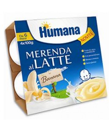 HUMANA MERENDA BANANA 4X100G