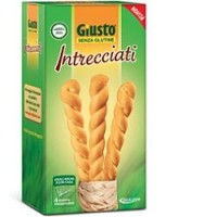 GIUSTO SENZA GLUTINE GRISSINI INTRECCIATI 60G 