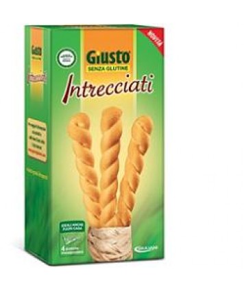 GIUSTO SENZA GLUTINE GRISSINI INTRECCIATI 60G 