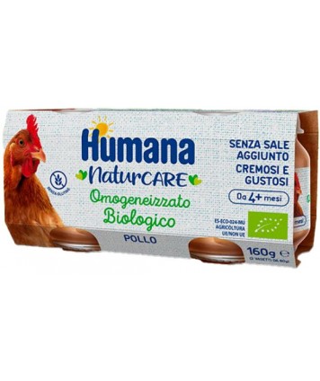 HUMANA OMOG POLLO BIO 2X80G