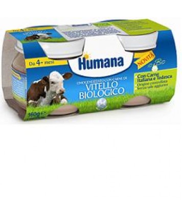 HUMANA OMOG VITELLO BIO 2X80G